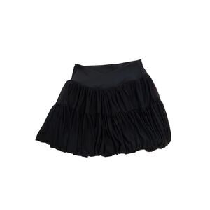 Women S Blogilates Black Mini Skirt Skort Tulle Mesh Ballerina High Waisted